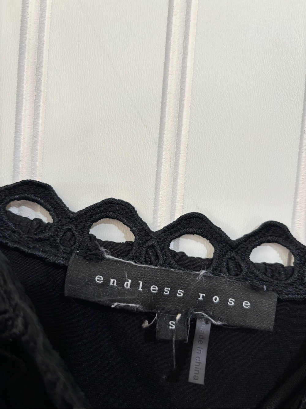 Endless Rose Black Lace Maxi Dress with Spaghetti Straps - Picture 7 of 8